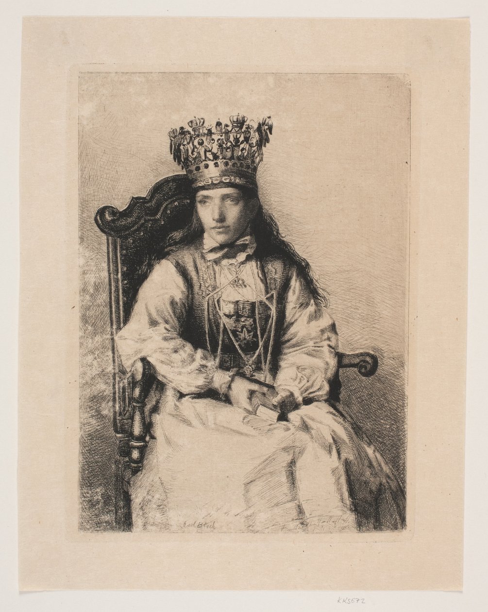 Norveçli bir gelin by Carl Bloch