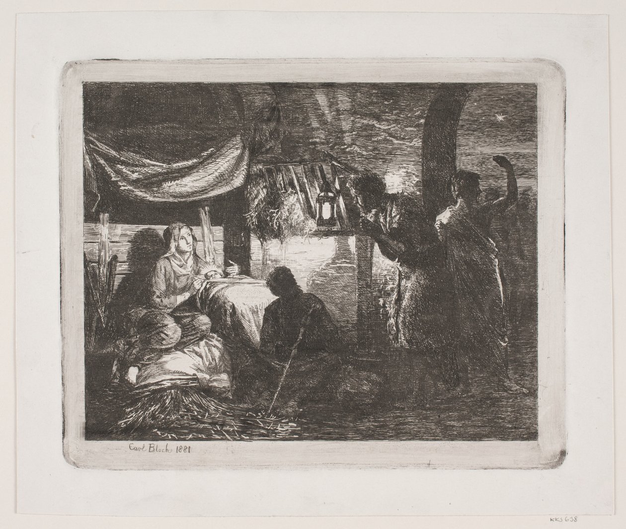 çobanların ibadeti by Carl Bloch