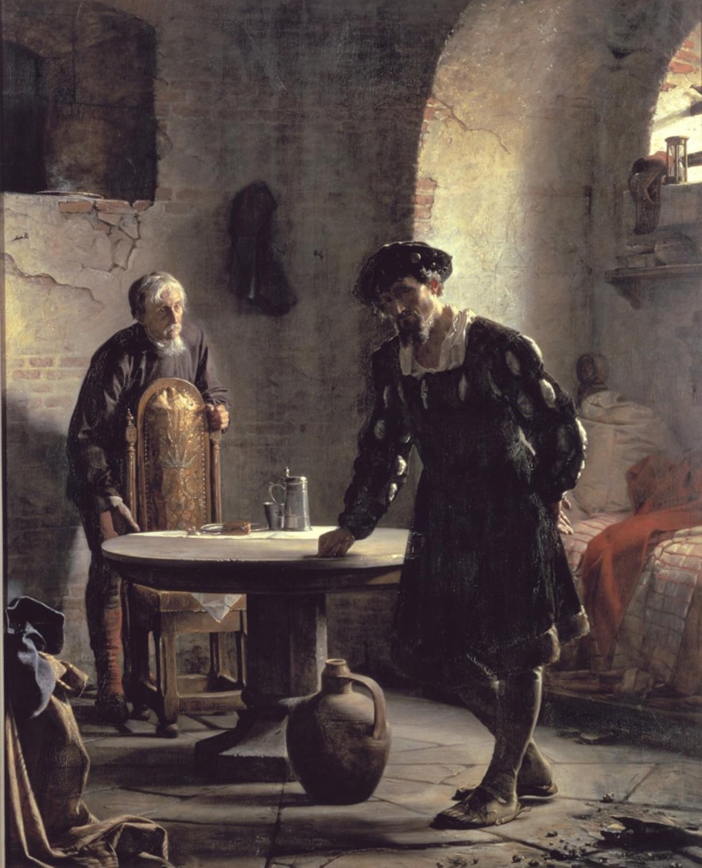 Hapishanede Kral II. Christian by Carl Bloch