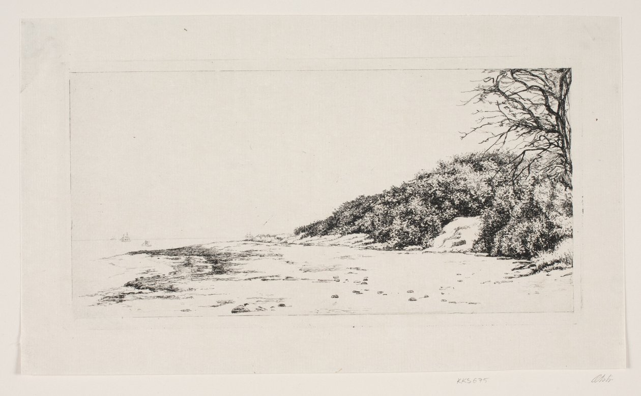 Deniz kenarındaki uçurum by Carl Bloch