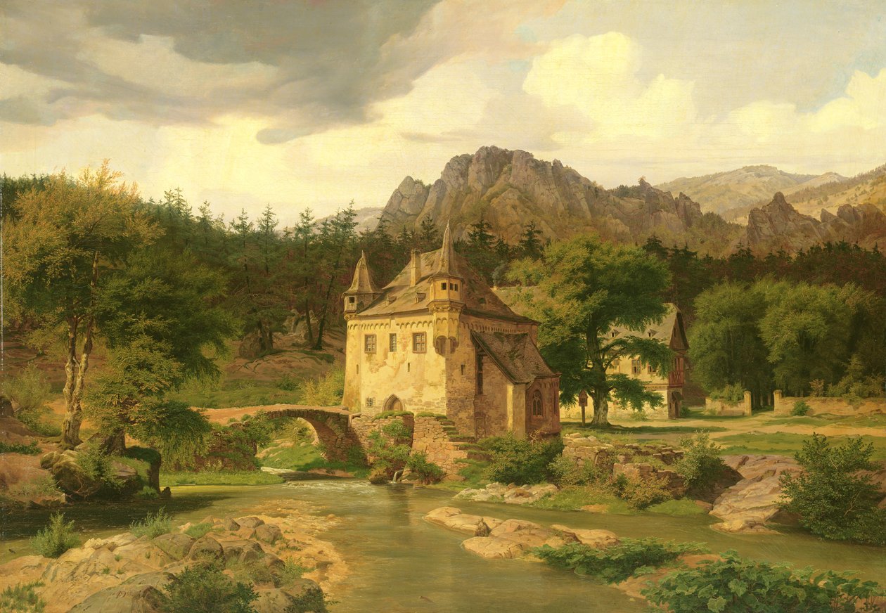 Dağlardaki Kale, 1835 by Carl Dahl