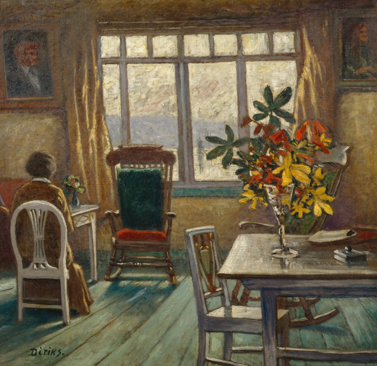 sanatçılar stüdyosu by Carl Edvard Diriks