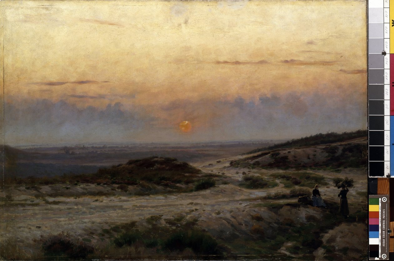 Gün batımı. Carl Emil Lund