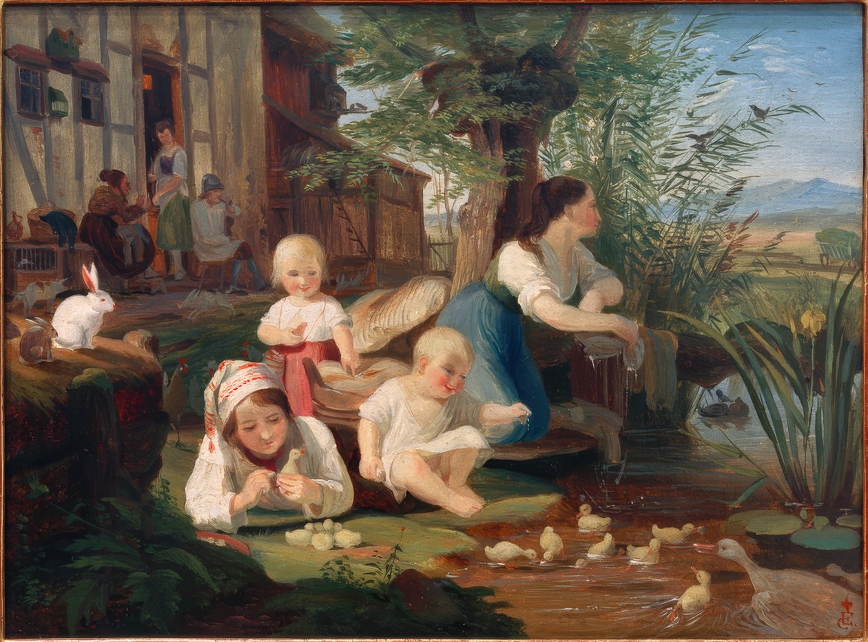 çocuklu anne by Carl Engel von Rabenau