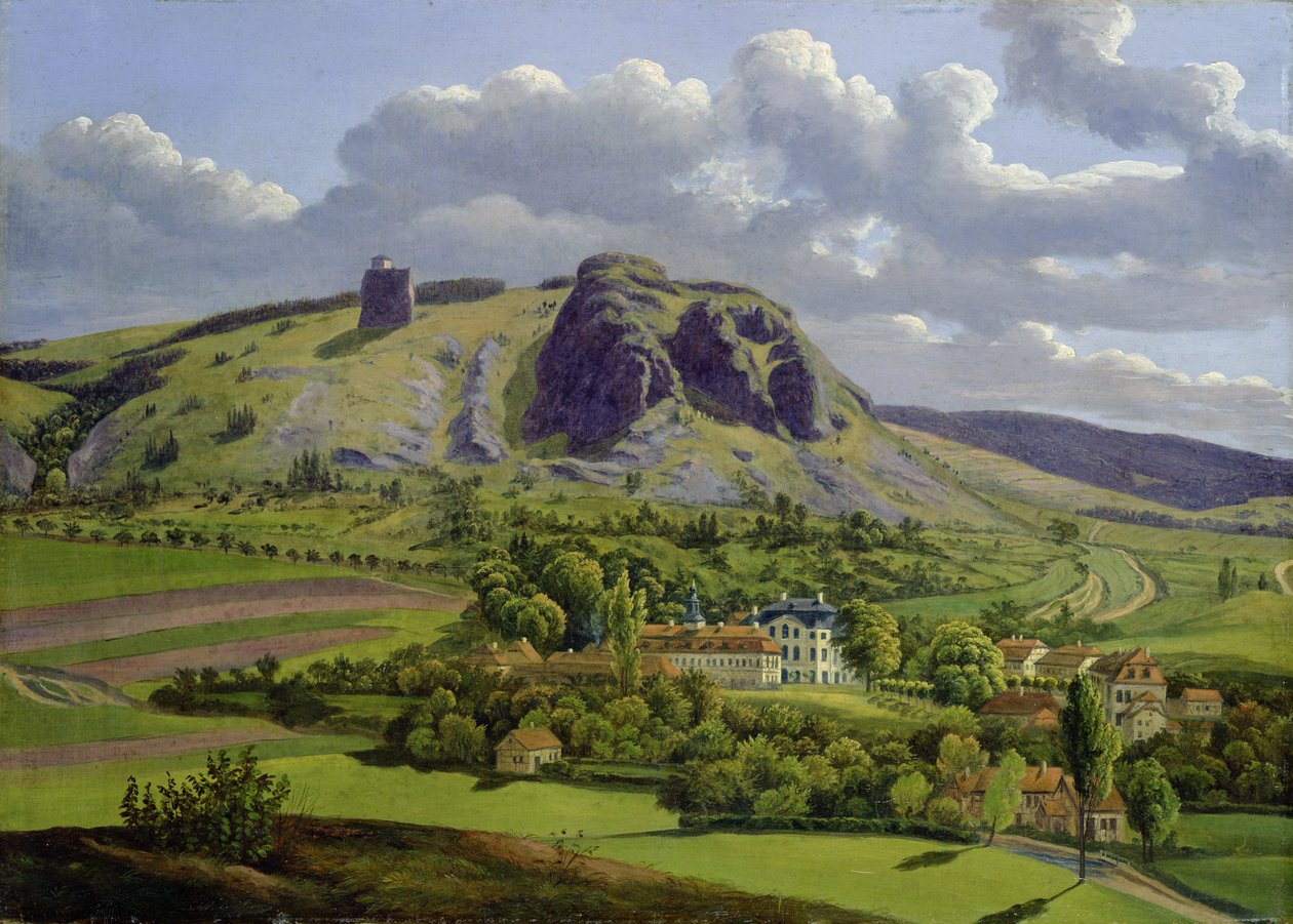 Thüringen Manzarası by Carl Ernst Ludwig Wagner