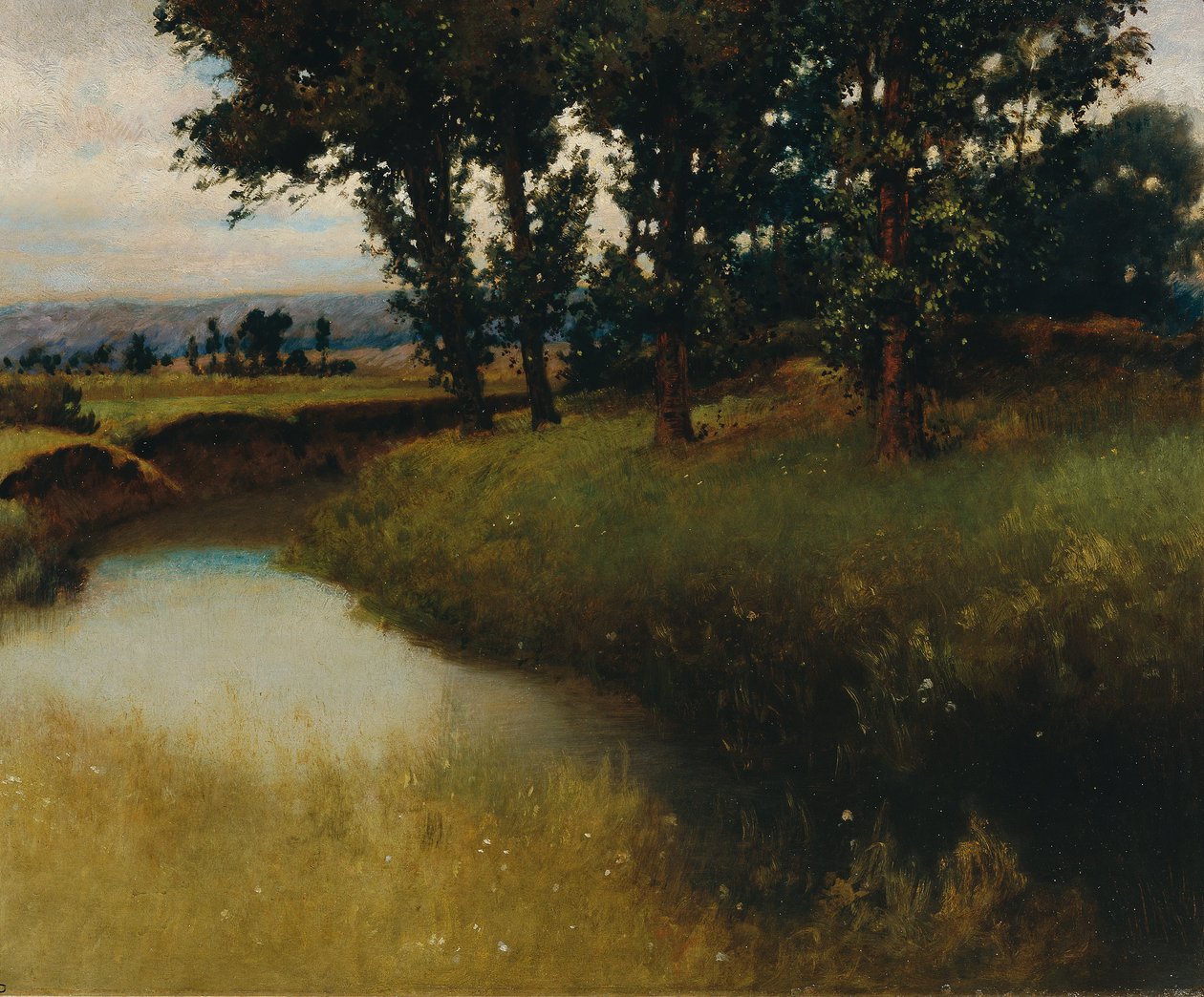 akşam manzarası by Carl Freiherr von Pidoll zu Quintenbach