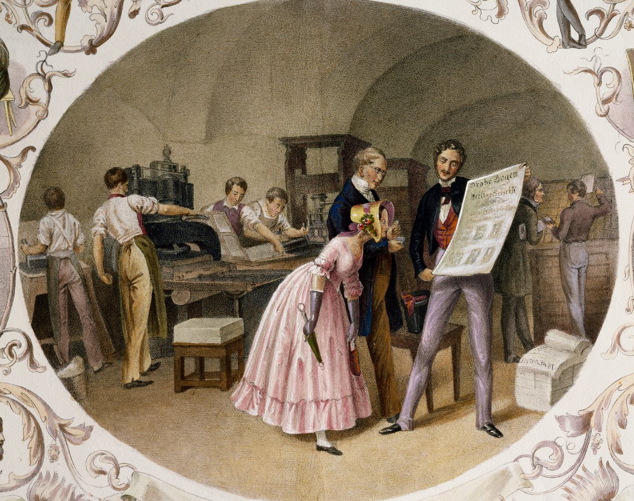 Matbaa iç by Carl and Geiger Peter Johann Nepomuk Kunz