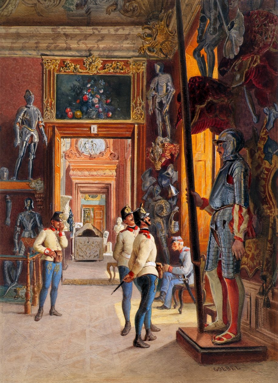 Ambras koleksiyonunda by Carl Goebel d. J.