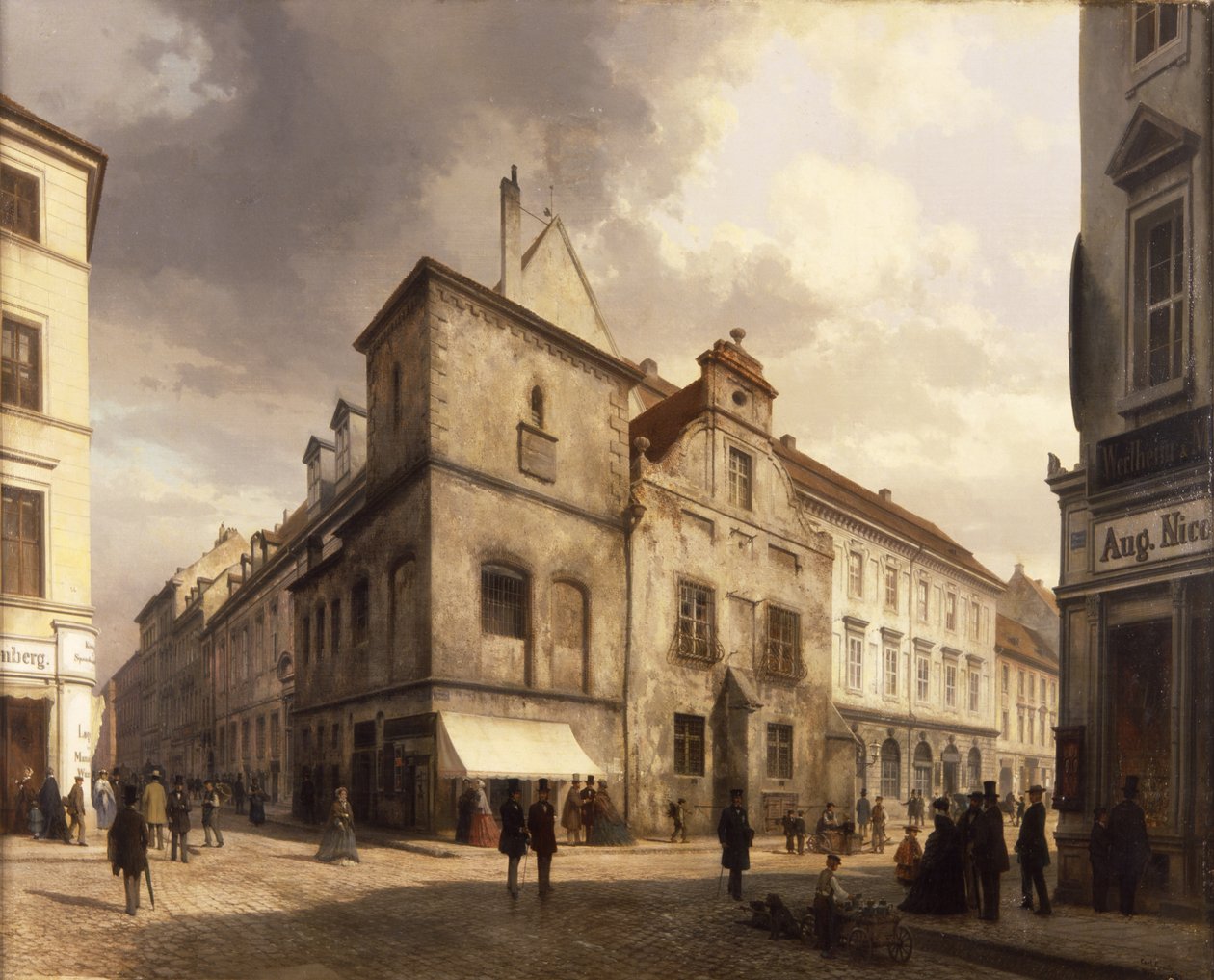 Eski Berlin Belediye Binası, 1867 by Carl Graeb