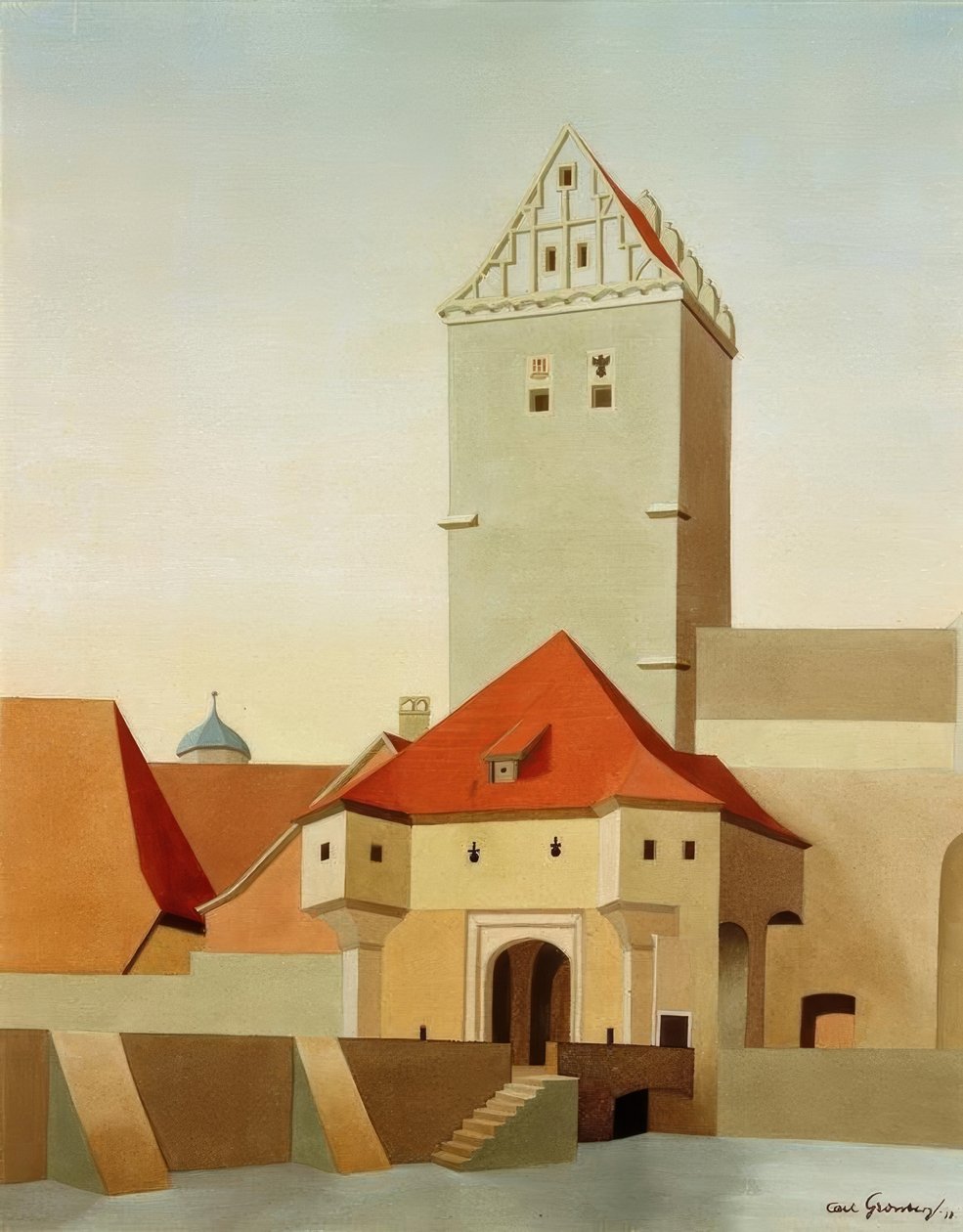 Dinkelsbühl – Rothenburger Tor by Carl Grossberg