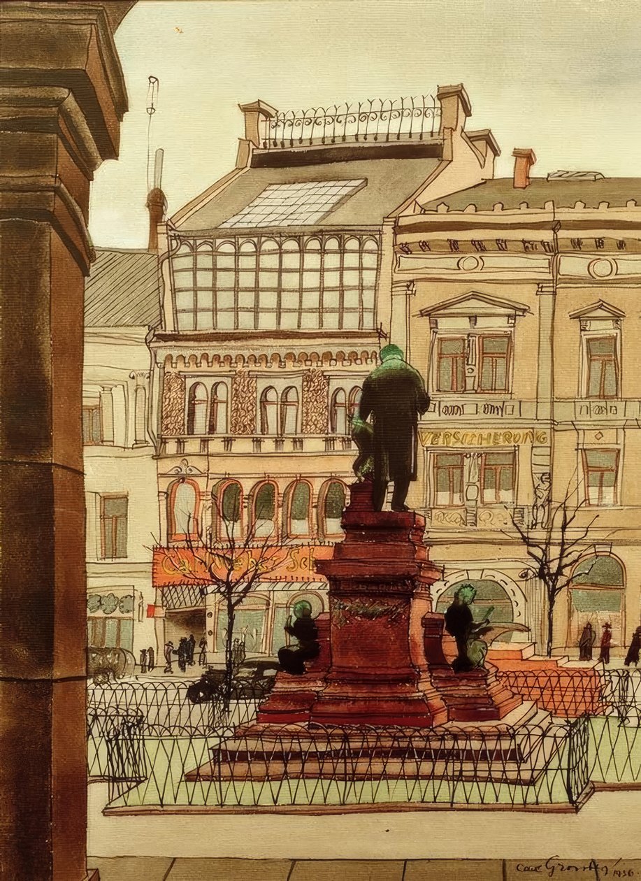 Hannover, Marschner Anıtı by Carl Grossberg