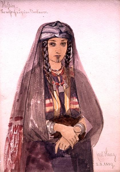 Hassin, Suriyeli Bir Bedevinin Karısı by Carl Haag