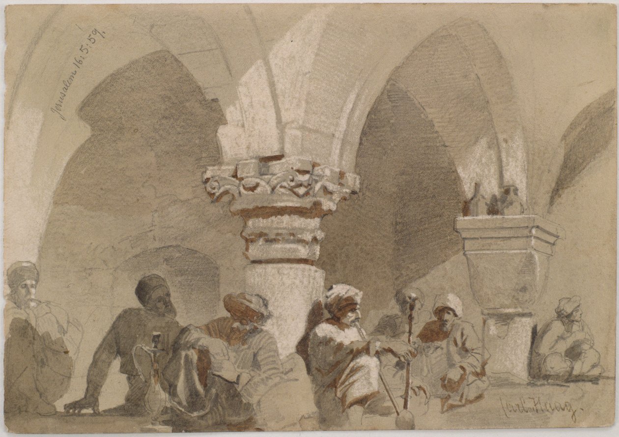 Pipo içenler, Kudüs by Carl Haag