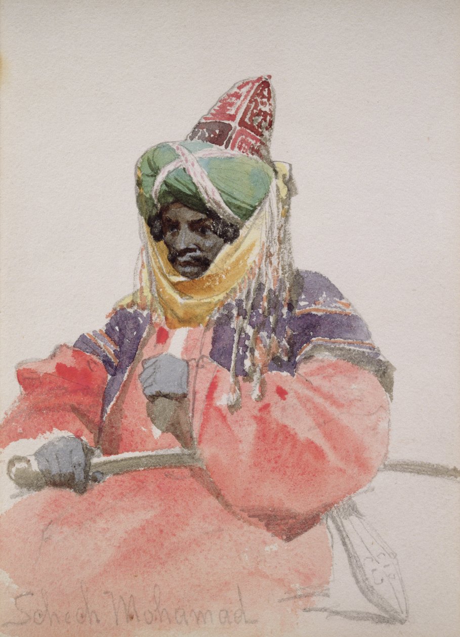Bir Arap portresi by Carl Haag