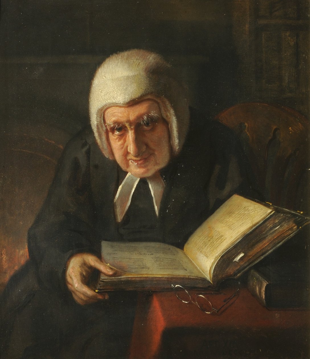 Martin Joseph Routh, Magdalen Koleji Başkanı, 1850 by Carl Hartmann