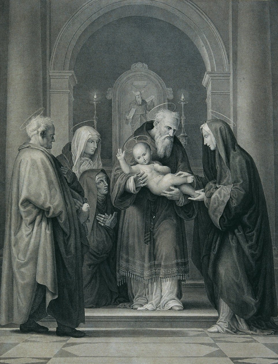 Tapınaktaki Teklif by Carl Heinrich Rahl