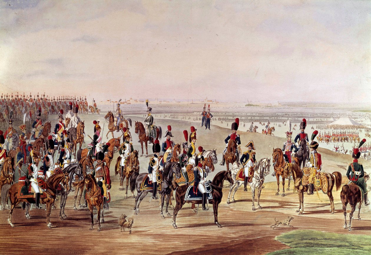 Fransız süvarilerinin genel resmi, 1809 dolaylarında Wilhem von Kobell