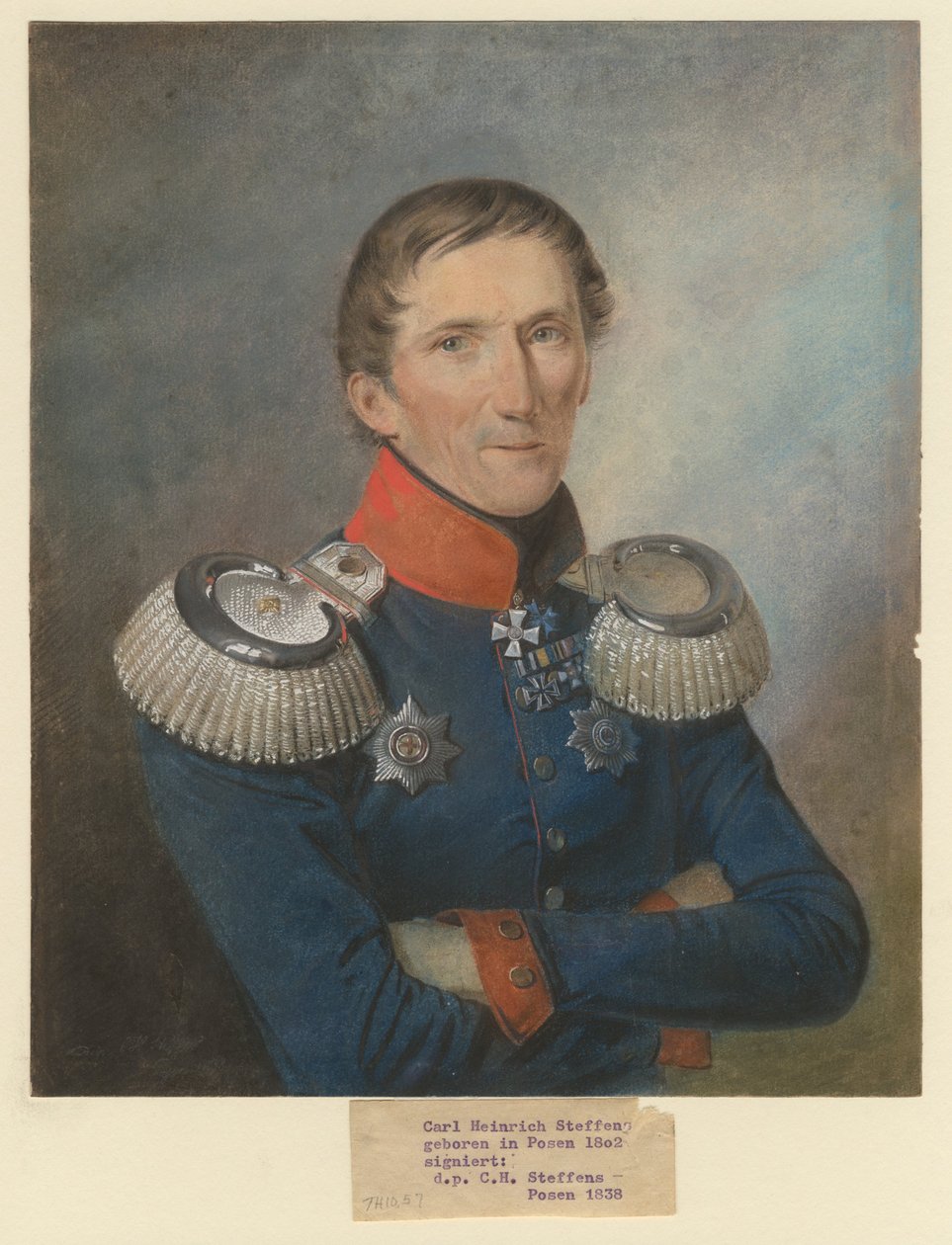 General Georg Wilhelm von Hofmann 1777-1860, 1838 by Carl Heinrich Steffens
