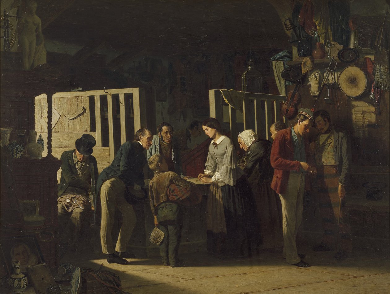 Rehin Dükkanı II, 1859 by Carl Hendrik d Unker