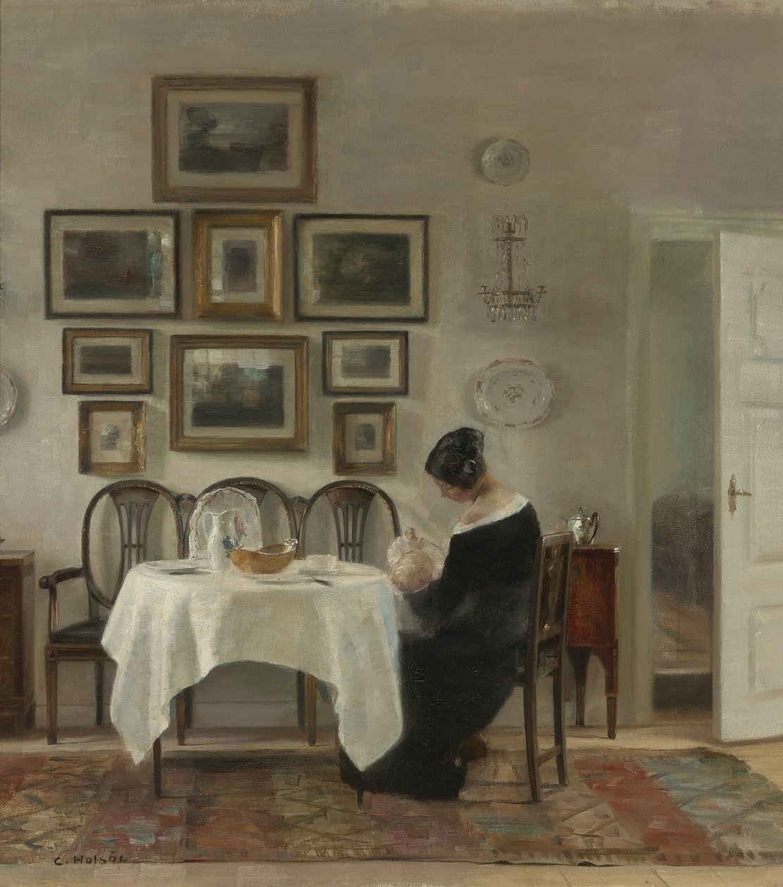 masada anne ve çocuk by Carl Holsoe
