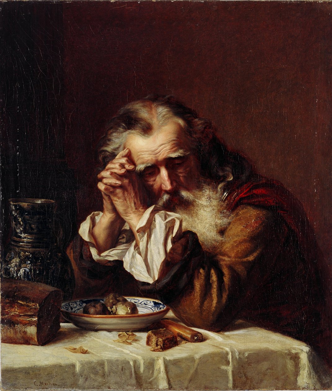 Yaşlı Adamın Başı by Carl Huns