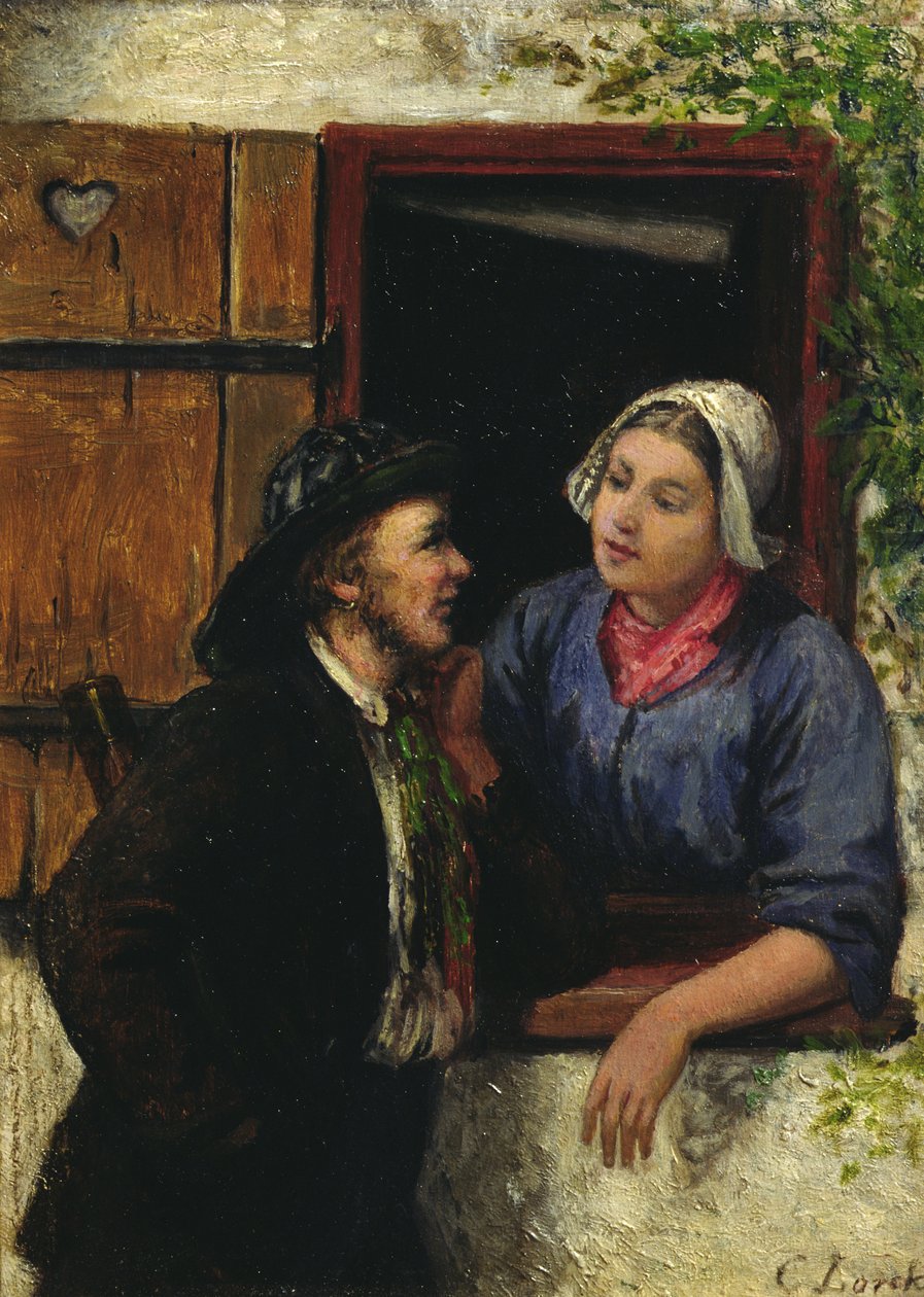 Pilot ve Karısı by Carl Julius Lorck