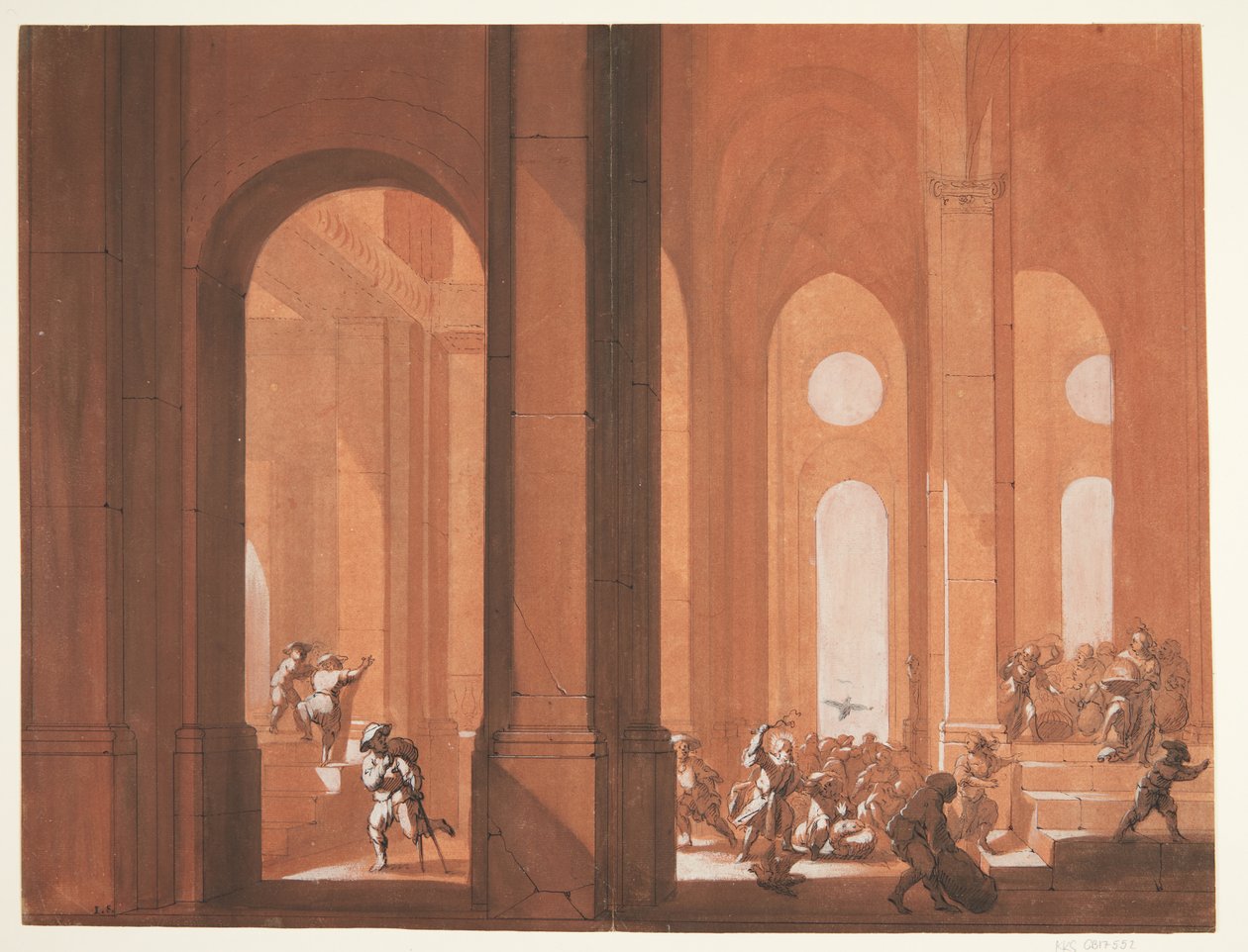 Mesih tüccarları tapınaktan kovuyor by Carl Krick