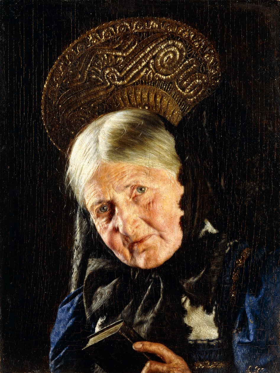Kitaplı Kadın, by Carl Kronberger
