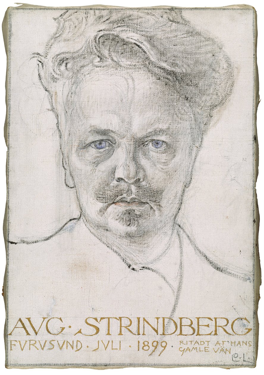 Ağustos Strindberg, 1899 by Carl Larsson