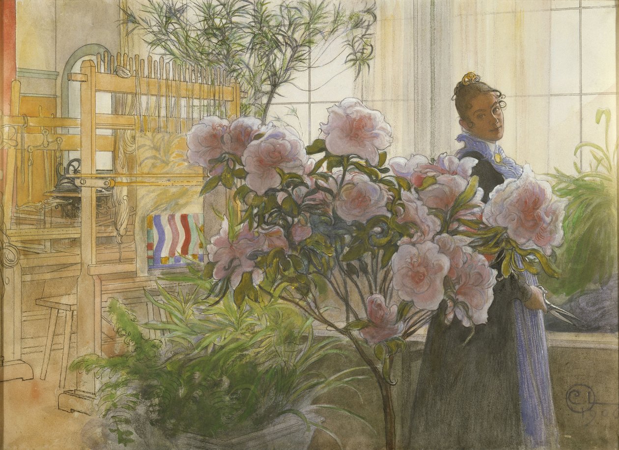 Açelya, 1906 by Carl Larsson