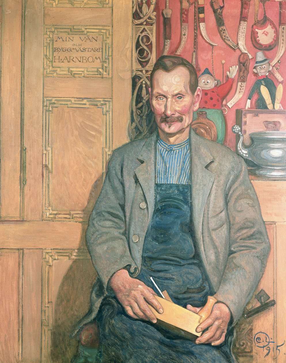 Hans Arnbom, Marangoz by Carl Larsson