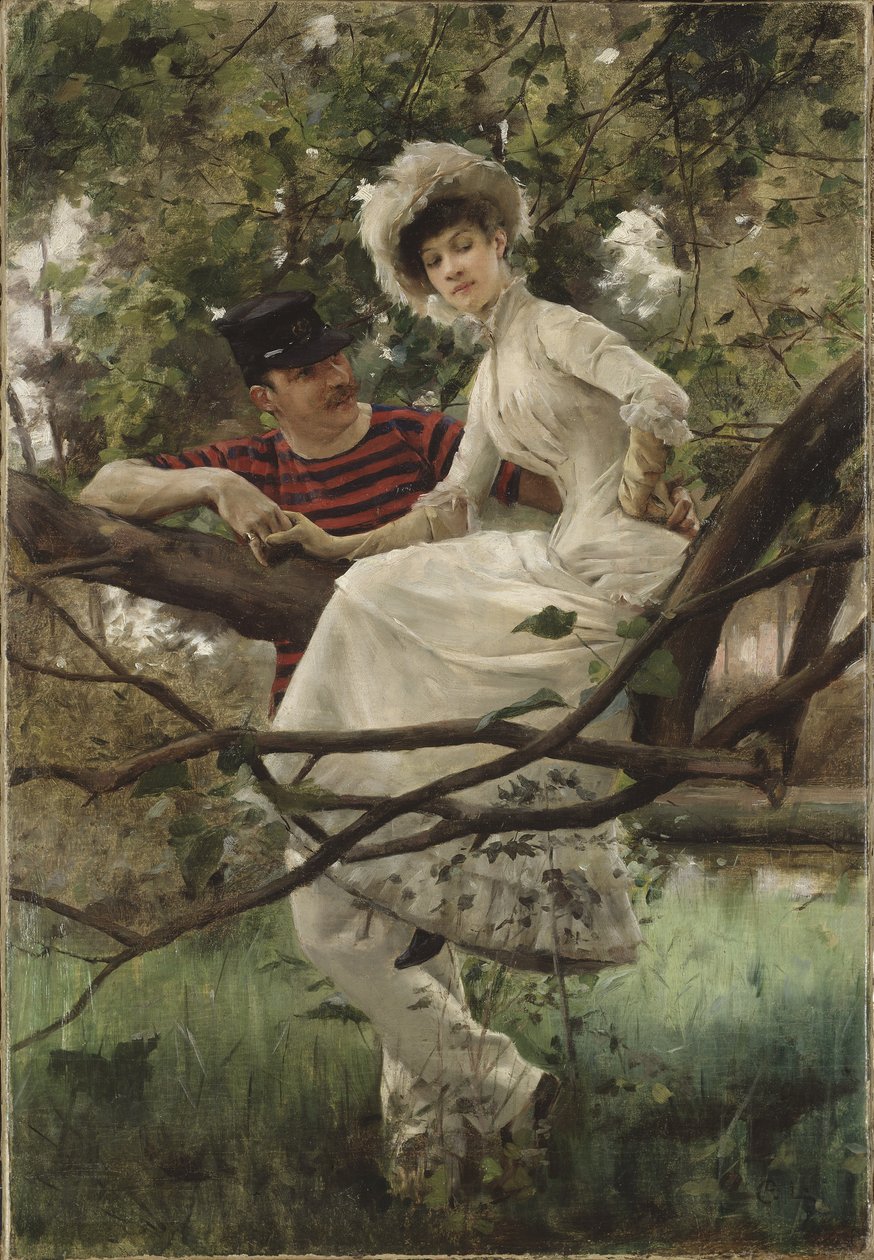 İdil - İdil, Larsson, Carl (1853-1919). Tuval üzerine yağlıboya. Boyut: 70x48 cm. Ulusal Müze Stockholm by Carl Larsson