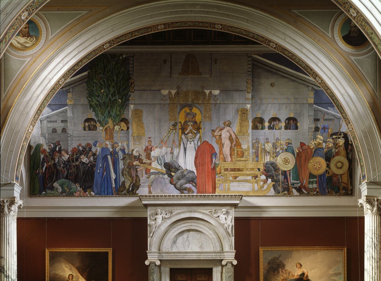 Kış Ortası Kurbanları, 1915 by Carl Larsson