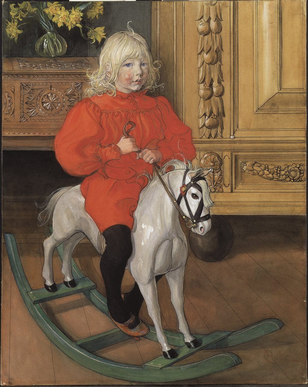Lehçe, 1900 (kağıt üzerinde tuvalet) by Carl Larsson