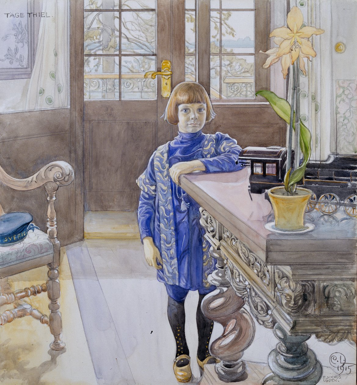 günlerin portresi Thiel by Carl Larsson