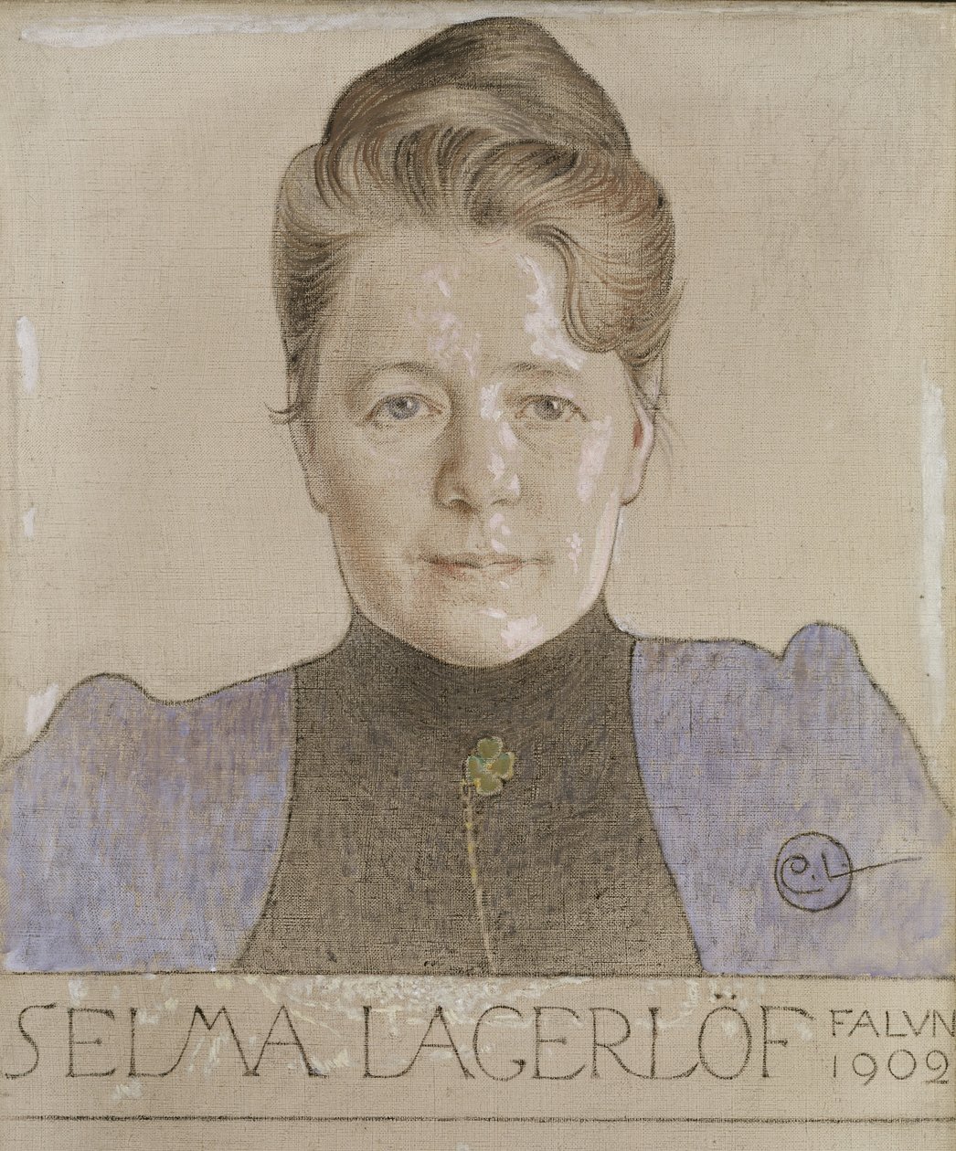 Selma Lagerlof, 1902 by Carl Larsson