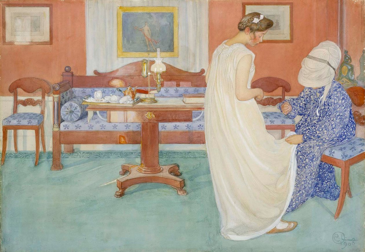 Nedime, 1908. by Carl Larsson
