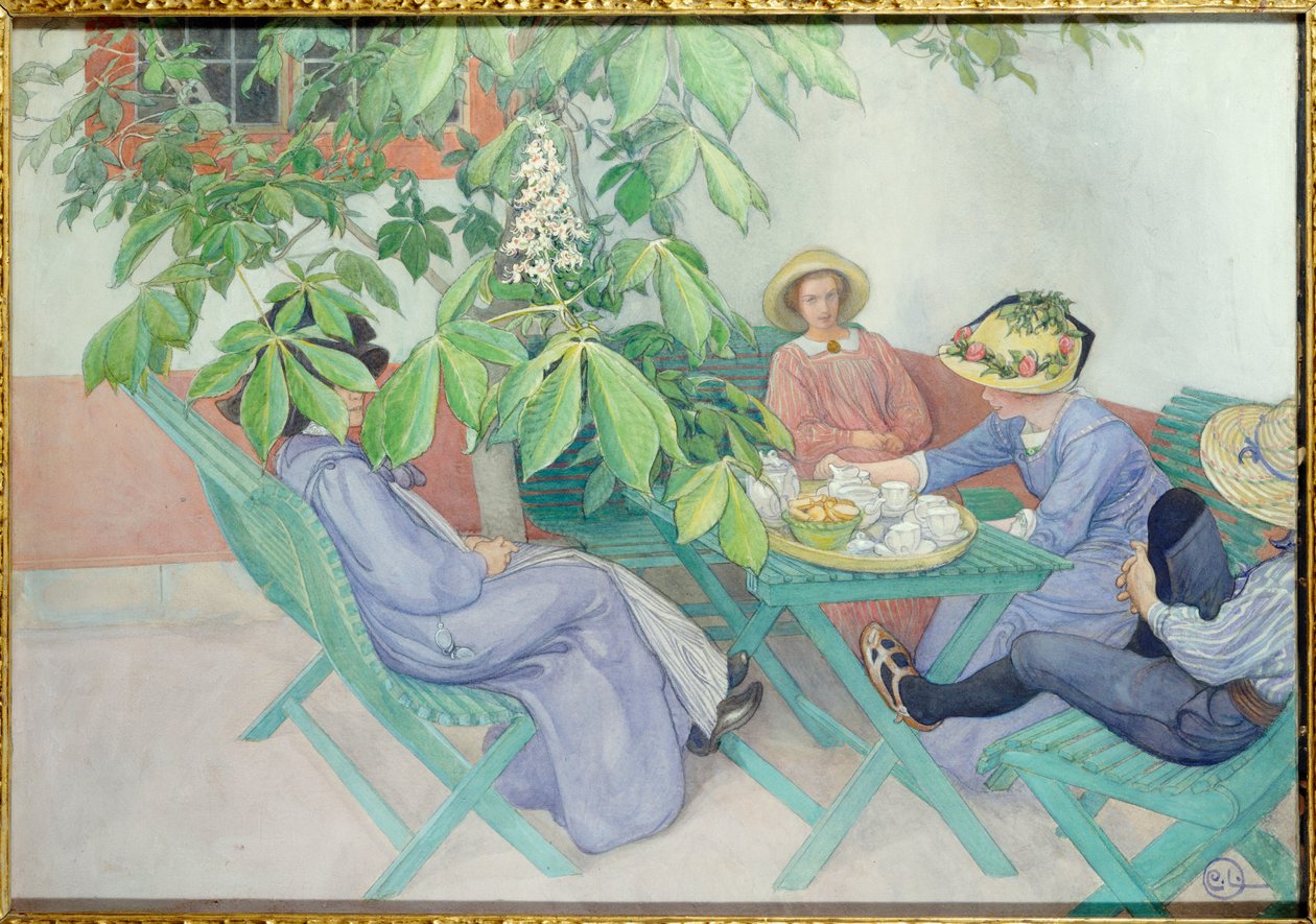Kestane Ağacının Altında, 1912 by Carl Larsson