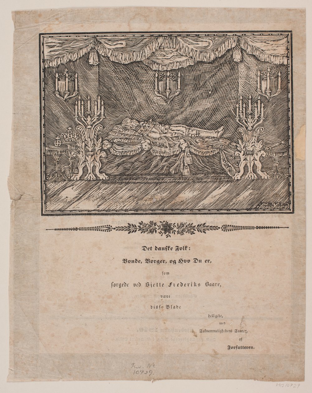 lit de geçit töreninde 6. Frederik by Carl Leonard Sandberg