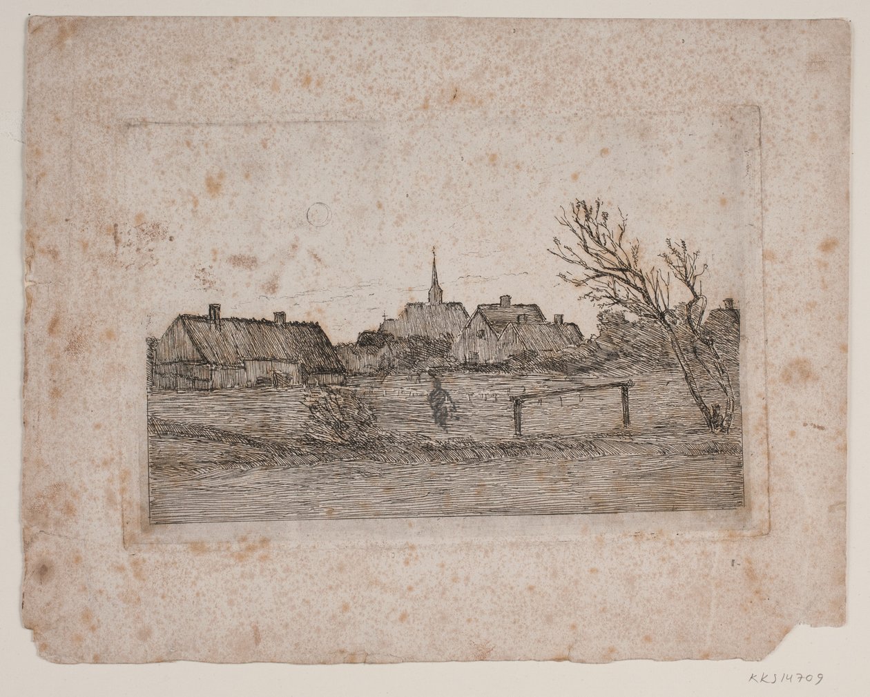 Hornbæk kilisesi, yaz akşamı by Carl Locher