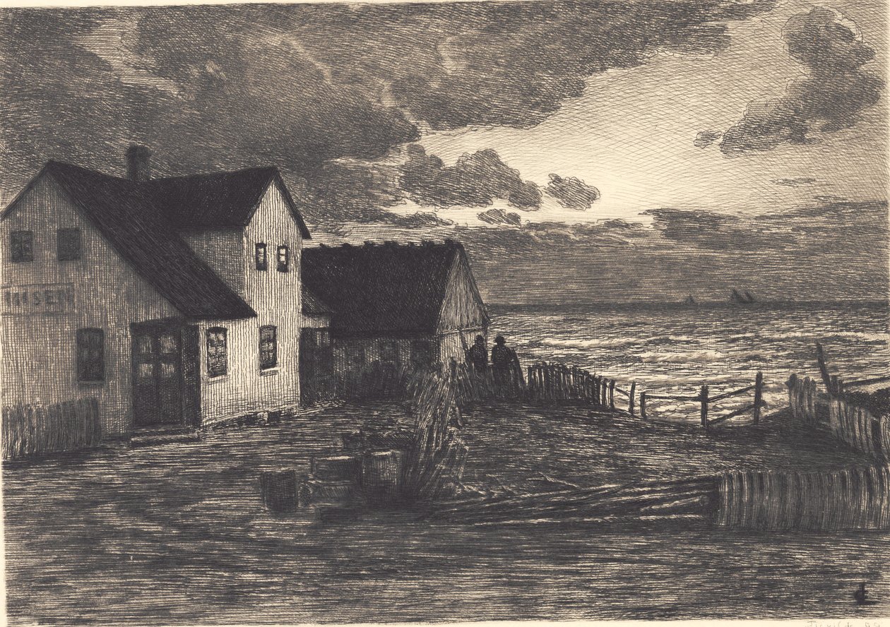 Deniz kenarında ev. Tisvilde by Carl Locher