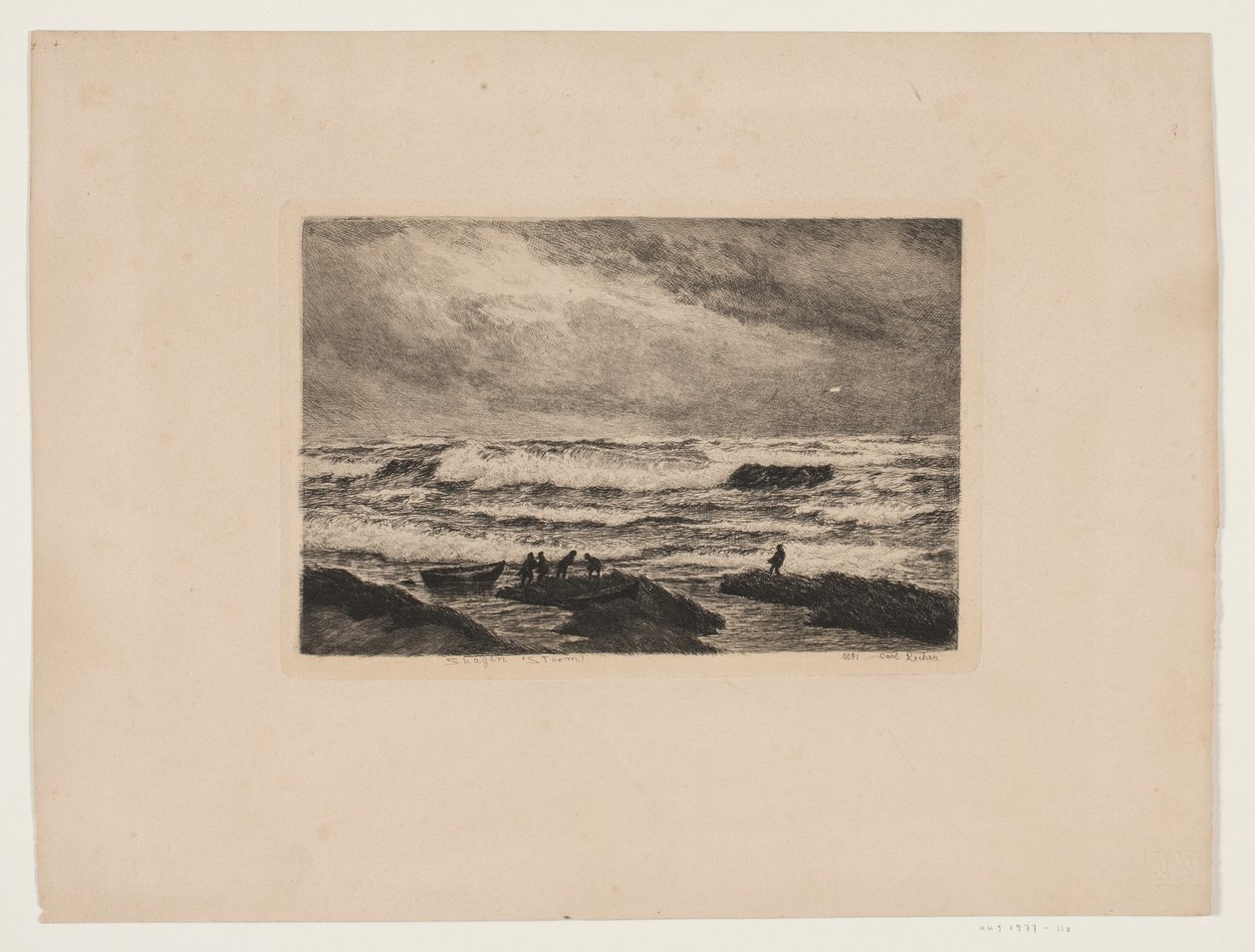 Skagen. Fırtına by Carl Locher