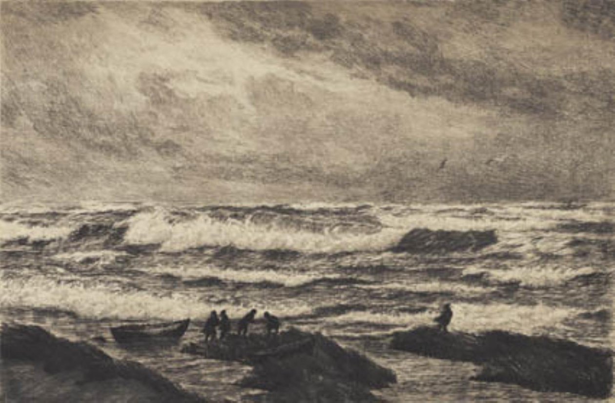 Fırtına. Skagen by Carl Locher