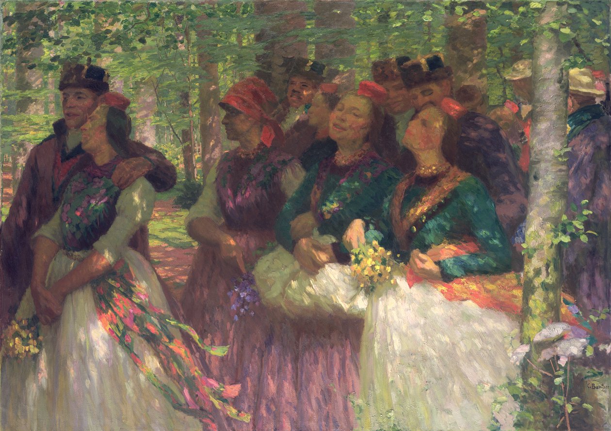 Woodland Yürüyüşü (ayrıca bkz. 268992) by Carl Ludwig Noah Bantzer