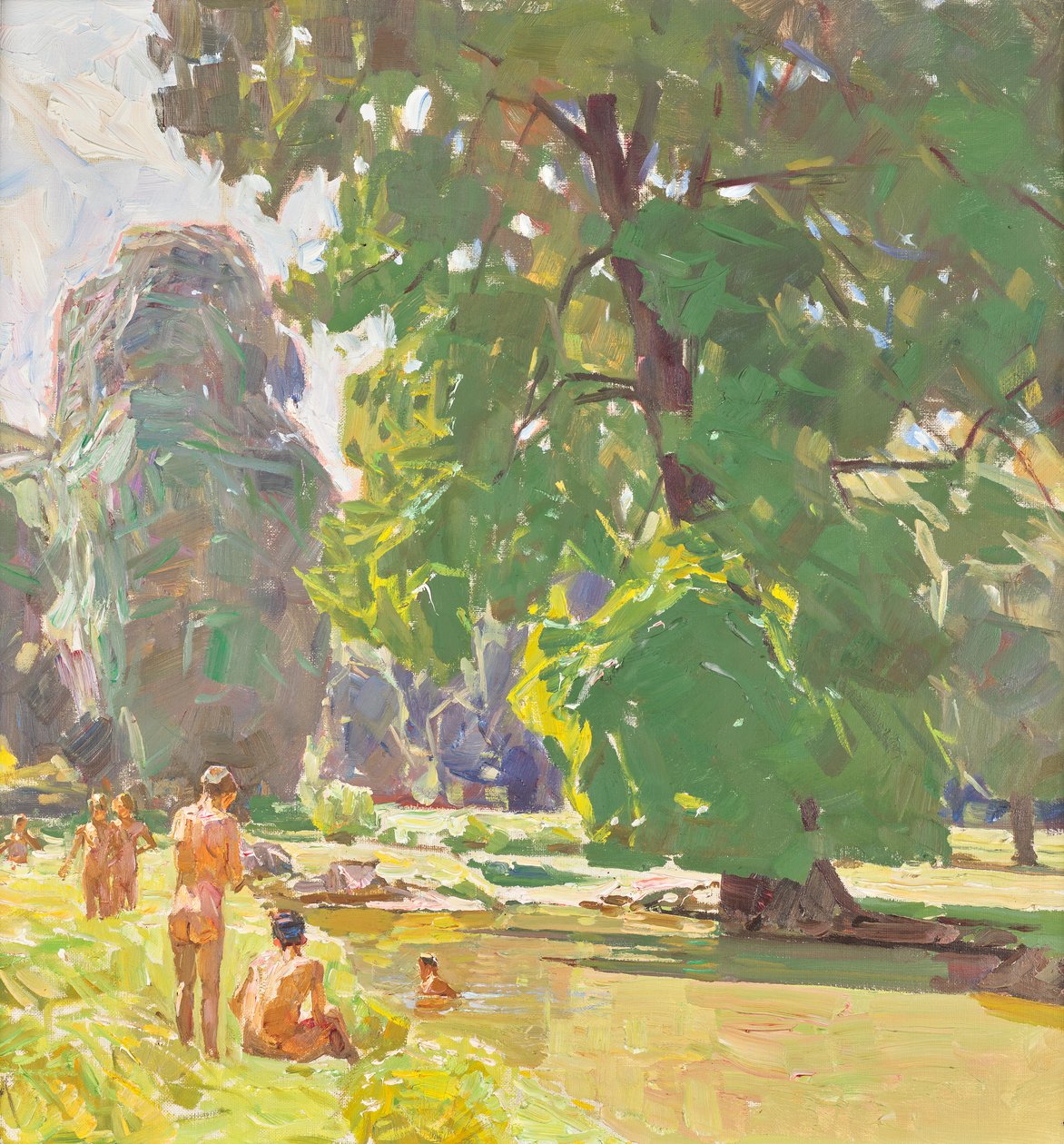 Viyana Prater II'den by Carl Moll