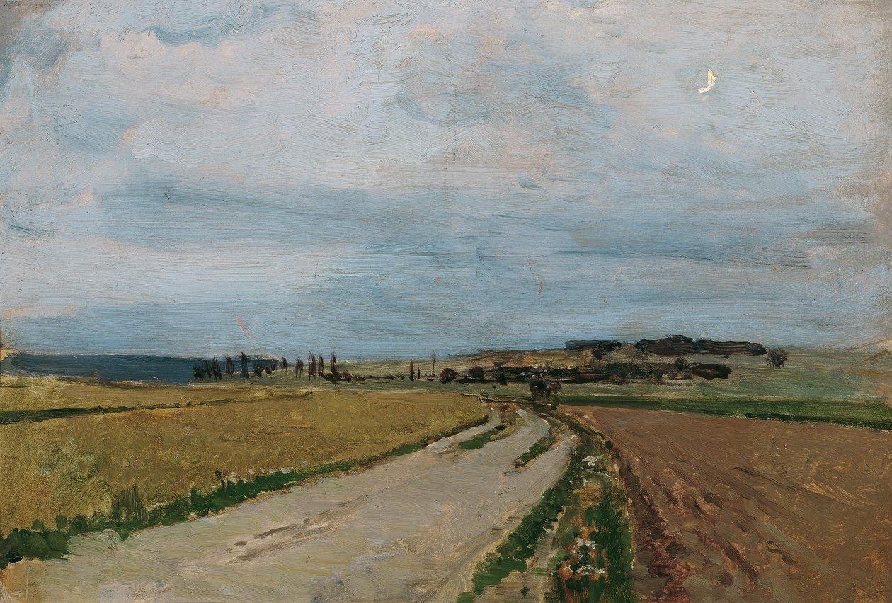 Ruh hali çalışması akşamı, Michelhausen (Plankenberg) by Carl Moll
