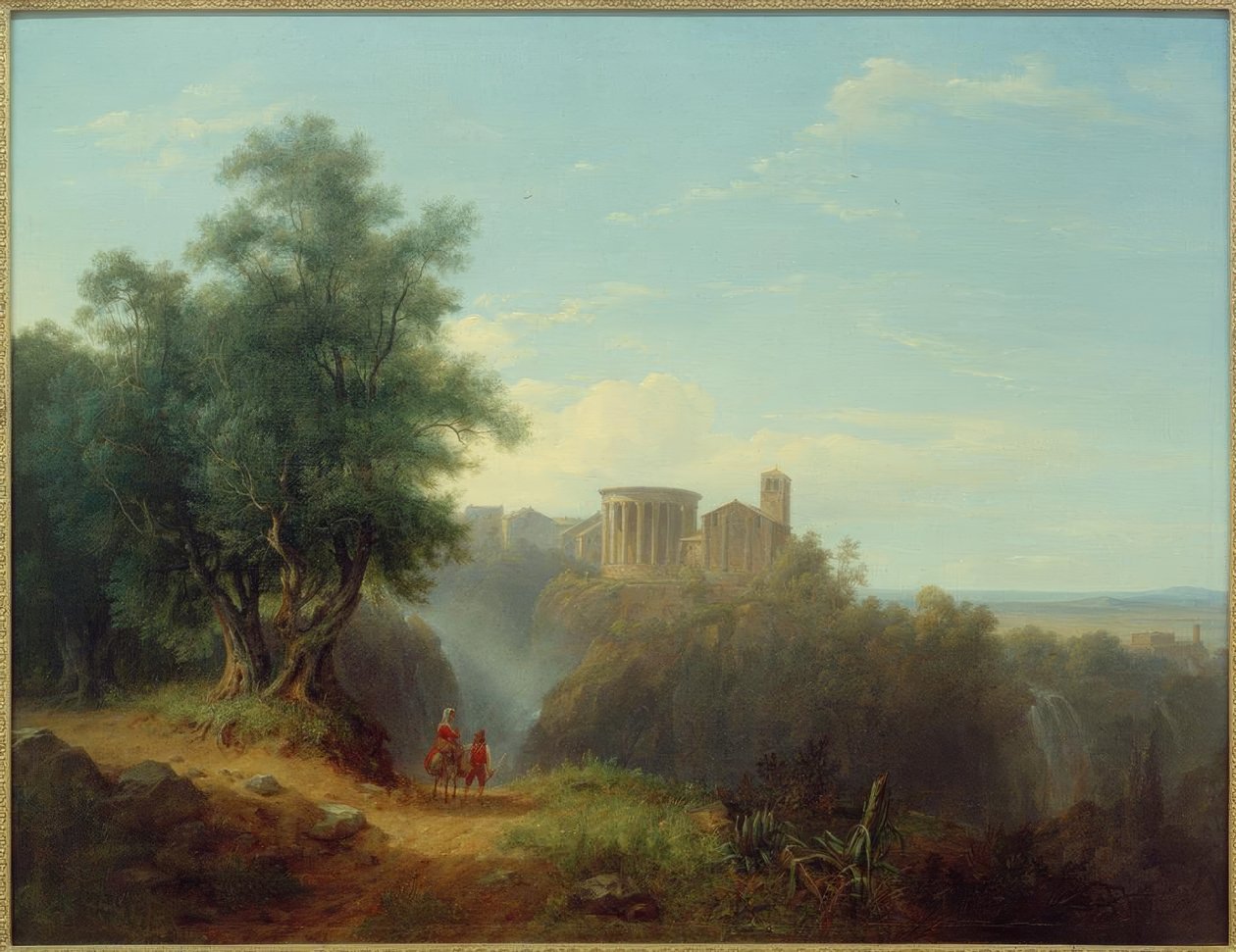 C. Sabah yıldızı, Tivoli manzarası by Carl Morgenstern