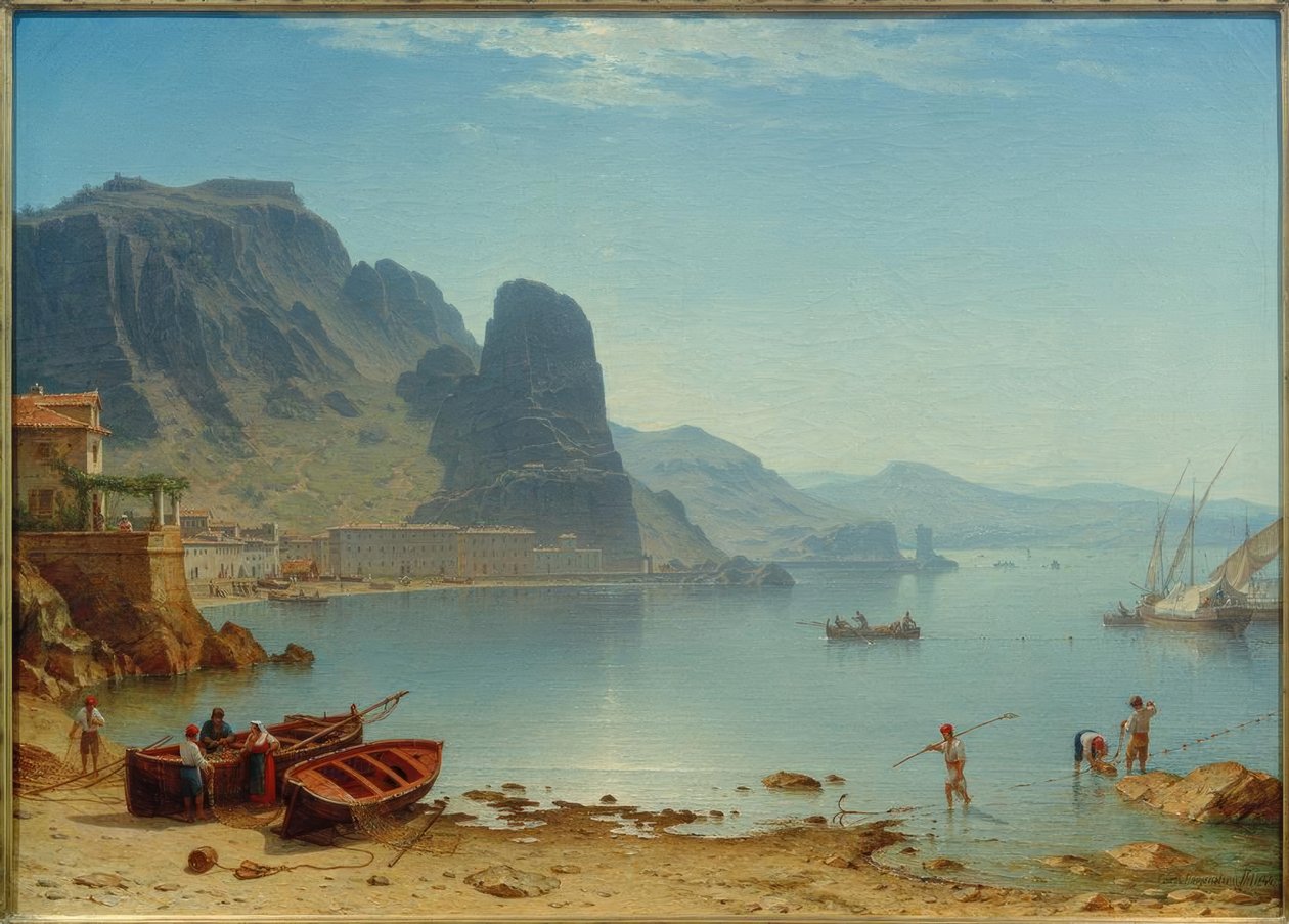 C. Sabah yıldızı, balık taşlı teras by Carl Morgenstern