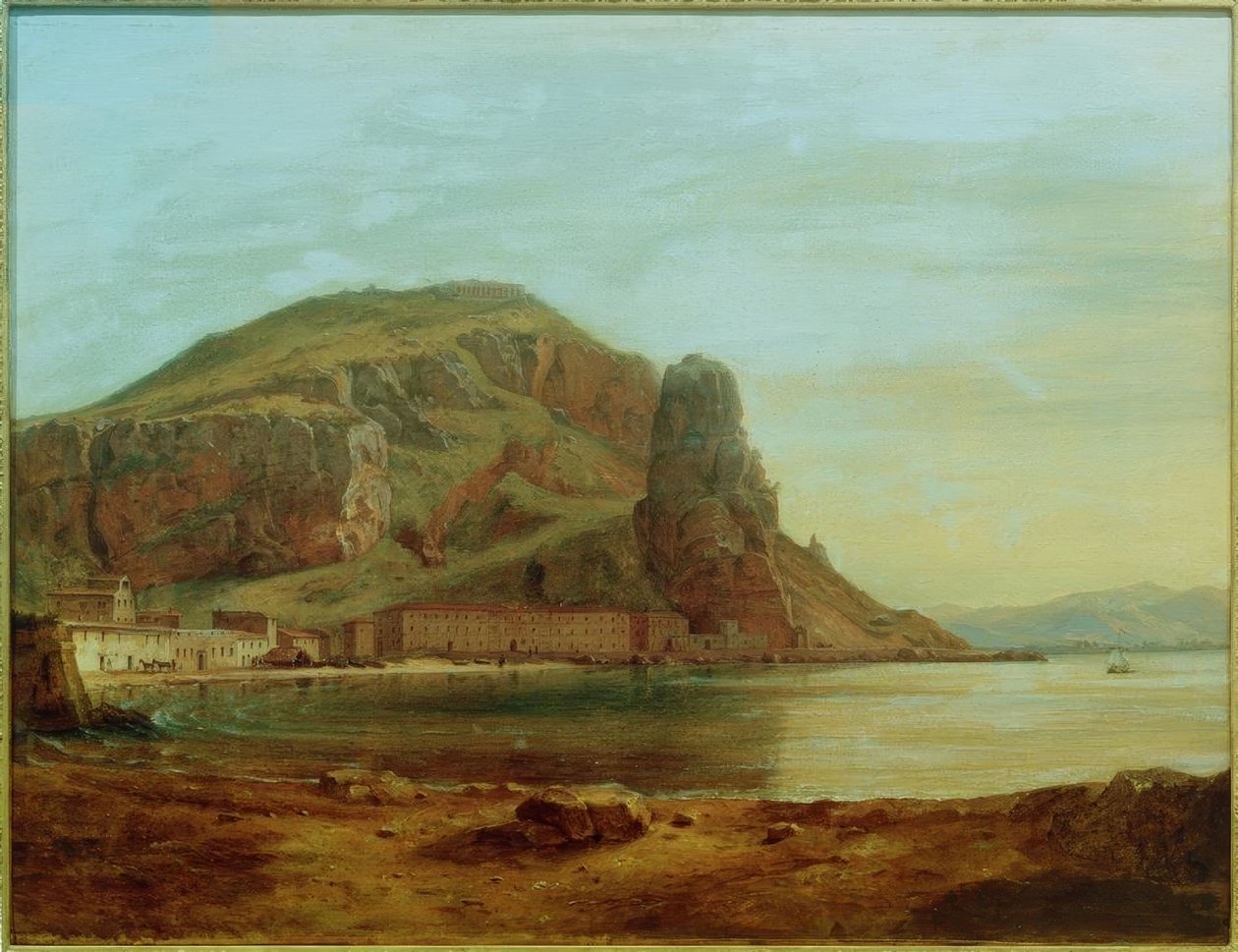 C. Sabah yıldızı, balık kayalı Terracina, akşam havası by Carl Morgenstern