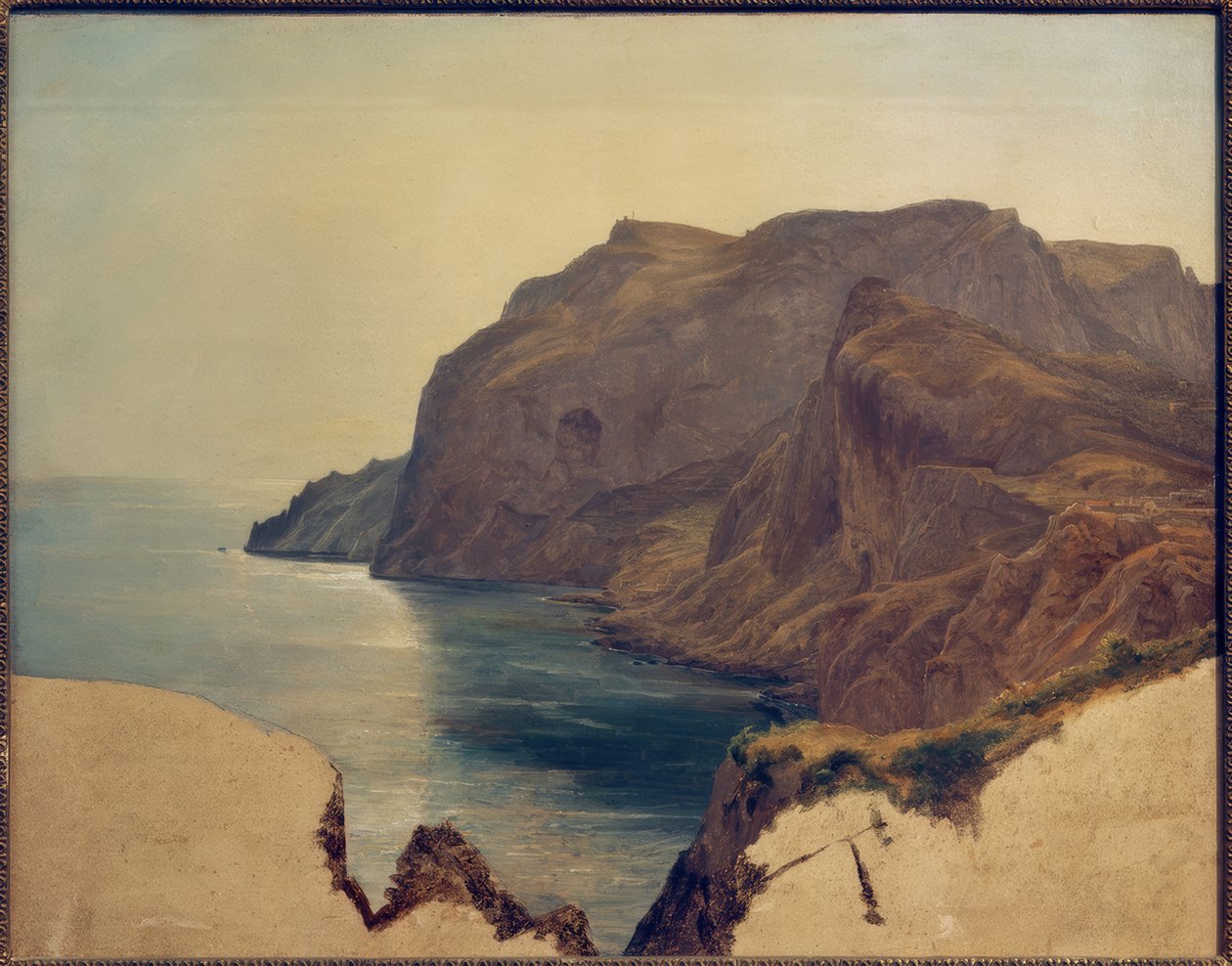 Güneş doğarken Capri çalışması by Carl Morgenstern